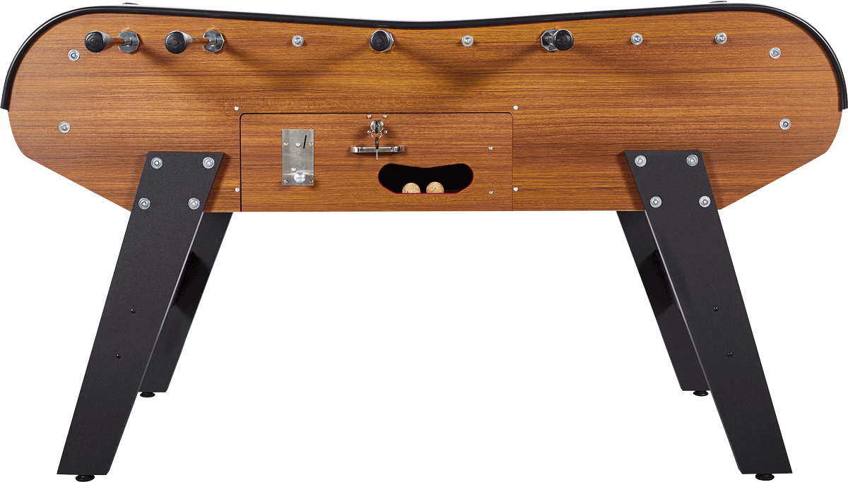 Babyfoot de bar en bois foncé