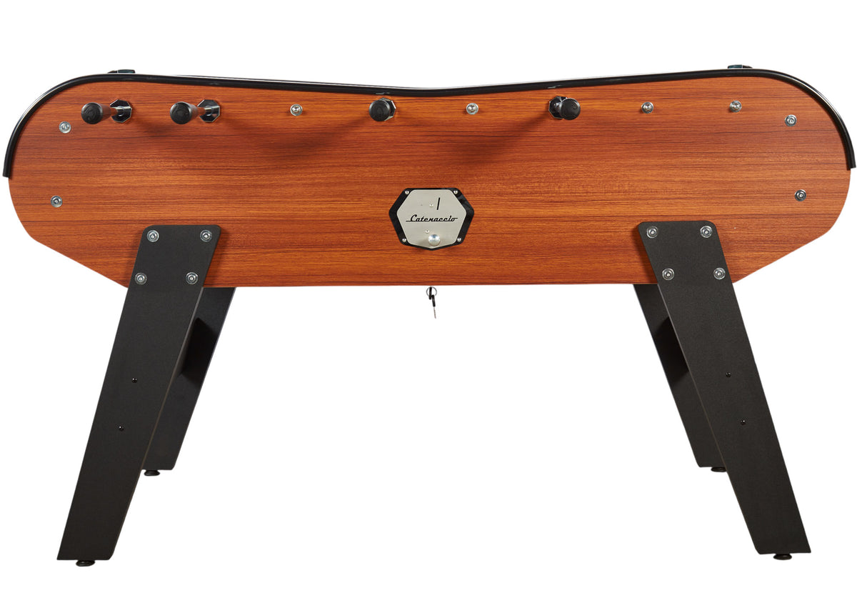 Babyfoot de bar en bois foncé